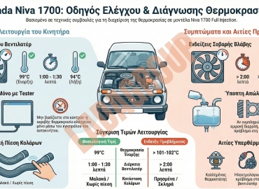 ΘΕΡΜΟΚΡΑΣΙΑ ΣΕ LADA NIVA 1700 FULL INJECTION 