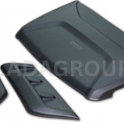 Σετ αεραγωγοί καπο και πίσω κολόνας Lada Niva μαύροι Ν2